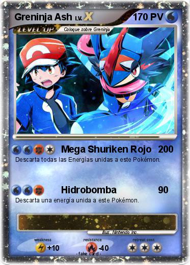 Pokemon Greninja Ash