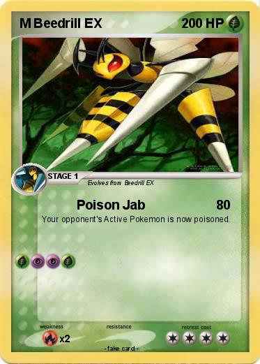 Pokemon M Beedrill EX