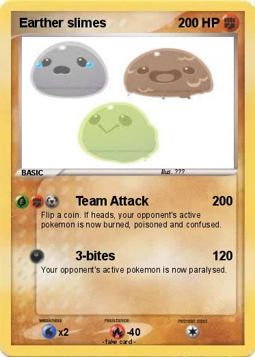 Pokemon Earther slimes