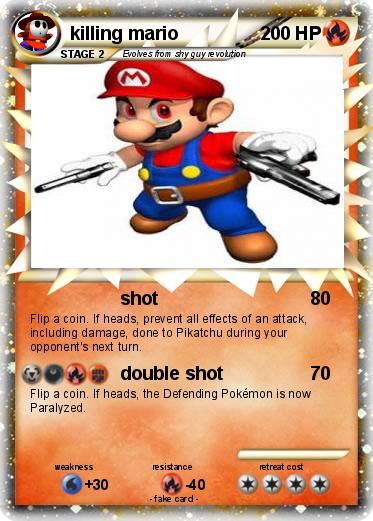 Pokemon killing mario