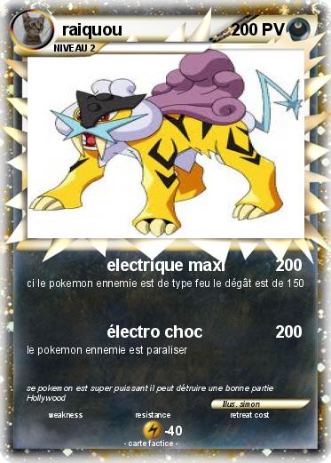 Pokemon raiquou