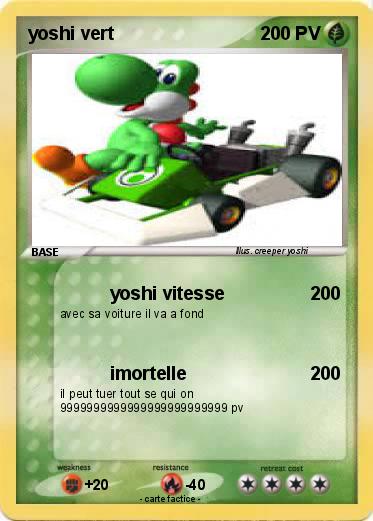 Pokemon yoshi vert