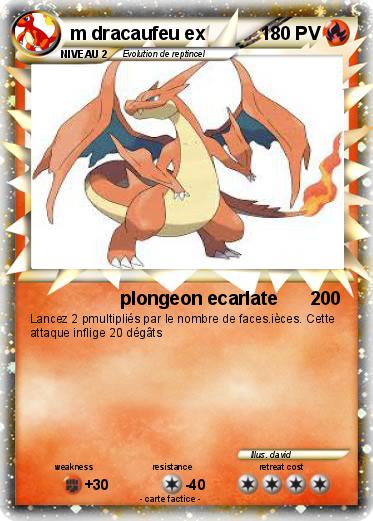 Pokemon m dracaufeu ex