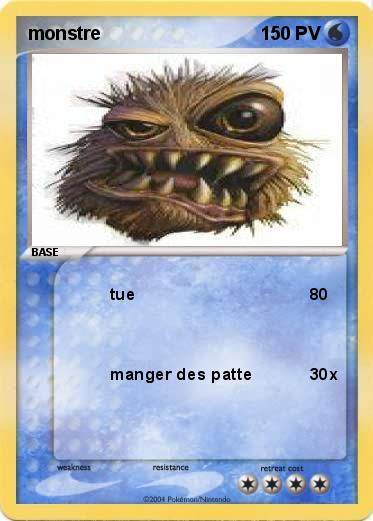 Pokemon monstre