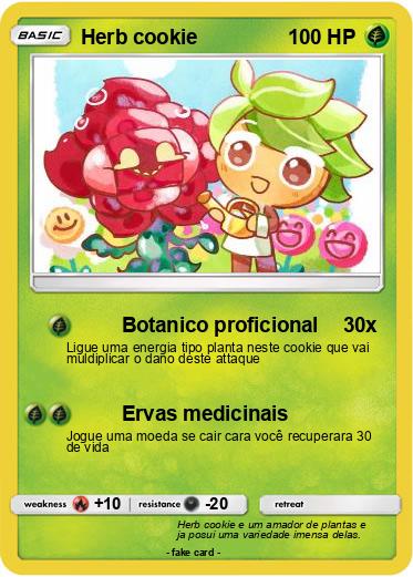 Pokemon Herb cookie