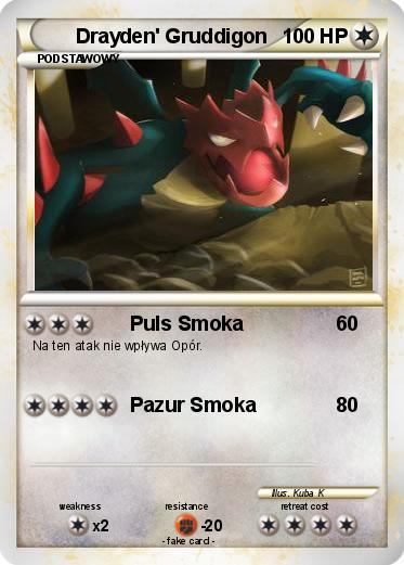 Pokemon Drayden' Gruddigon