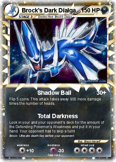 Pokemon Brock's Dark Dialga