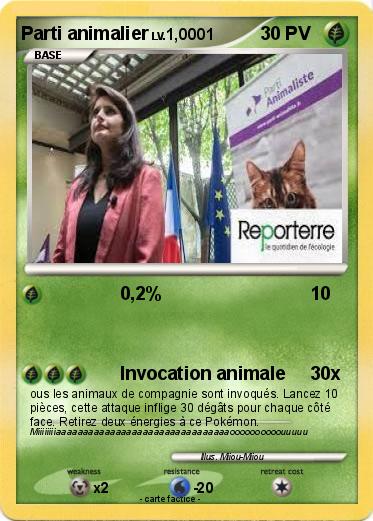 Pokemon Parti animalier