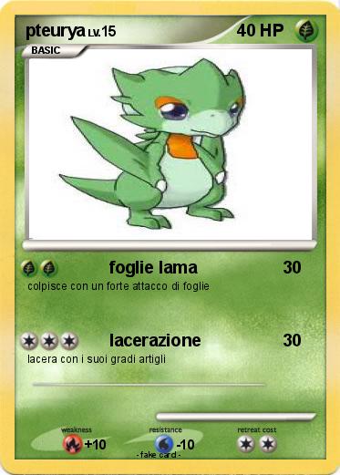 Pokemon pteurya