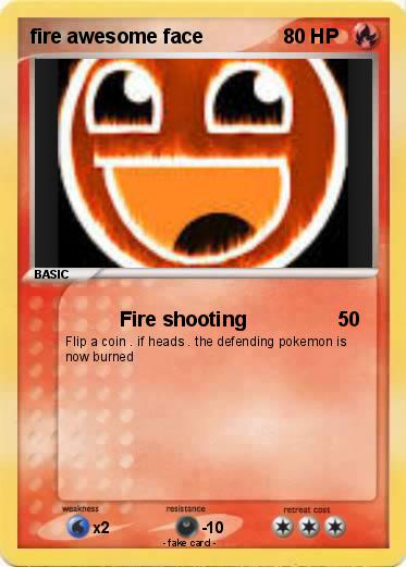 Pokemon fire awesome face