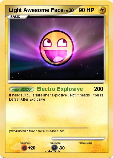 Pokemon Light Awesome Face