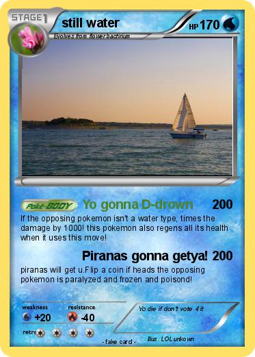 Pokemon still water