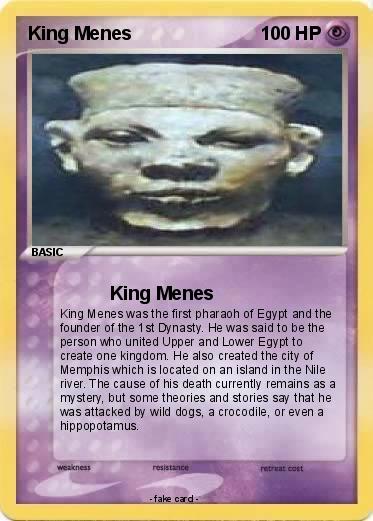 Pokemon King Menes