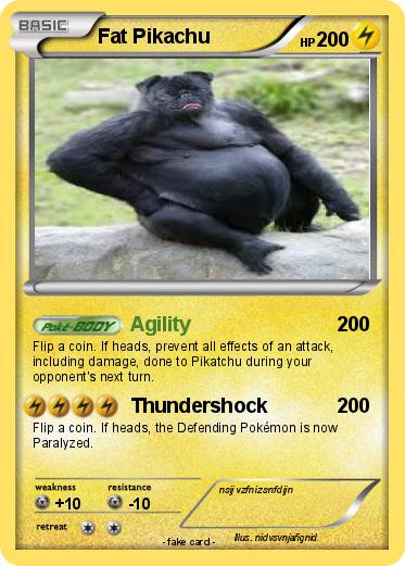 Pokemon Fat Pikachu