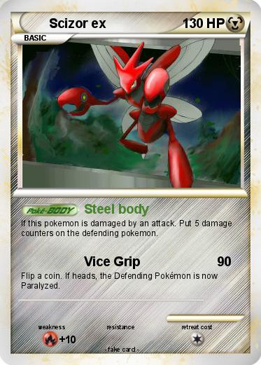 Pokemon Scizor ex