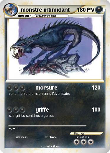 Pokemon monstre intimidant