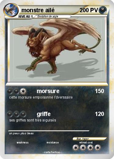 Pokemon monstre ailé