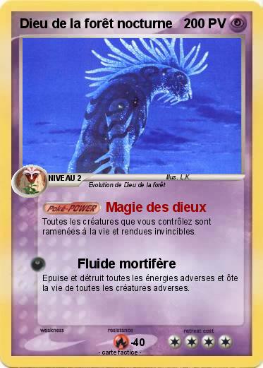 Pokemon Dieu de la forêt nocturne