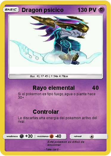 Pokemon Dragon psicico