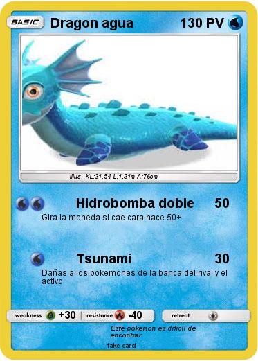 Pokemon Dragon agua