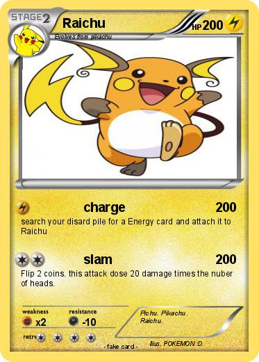 Pokemon Raichu