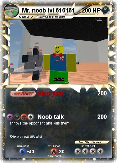 Pokemon Mr. noob lvl 616161