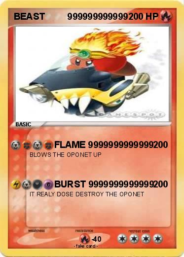 Pokemon BEAST         999999999999