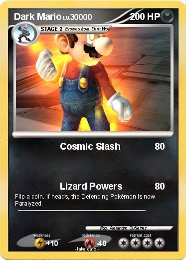 Pokemon Dark Mario