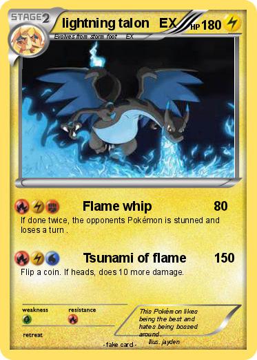 Pokemon lightning talon   EX