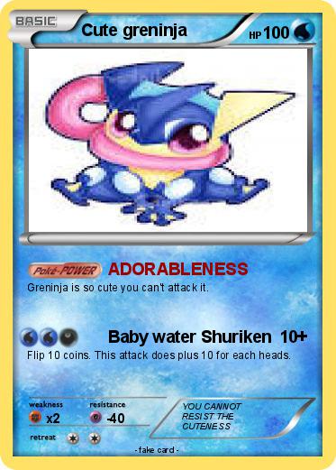 Pokemon Cute greninja