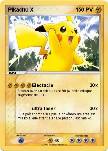 Pokemon Pikachu X