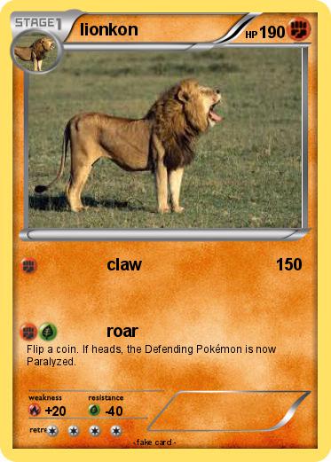Pokemon lionkon