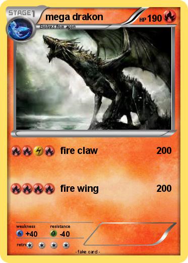 Pokemon mega drakon