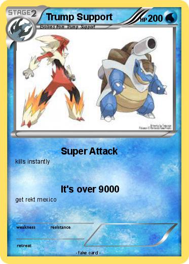 Pokemon Trump Support