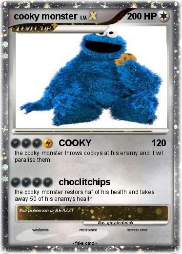 Pokemon cooky monster
