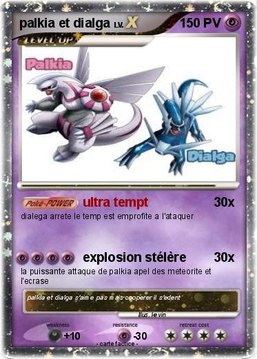 Pokemon palkia et dialga
