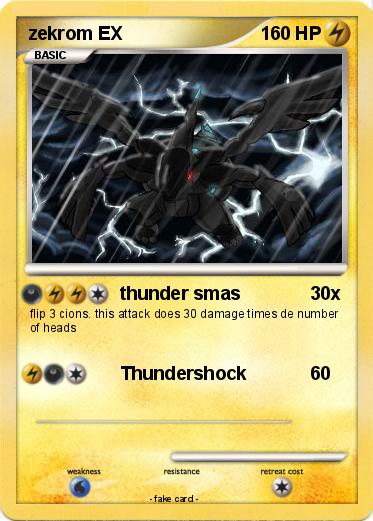 Pokemon zekrom EX