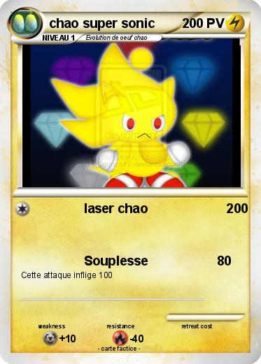 Pokemon chao super sonic