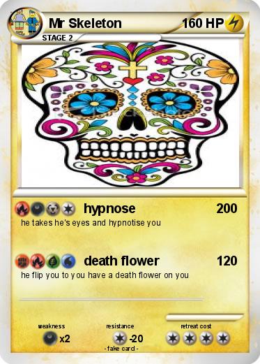 Pokemon Mr Skeleton