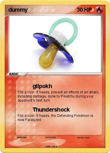 Pokemon dummy