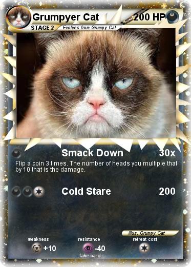 Pokemon Grumpyer Cat