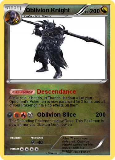 Pokemon Oblivion Knight