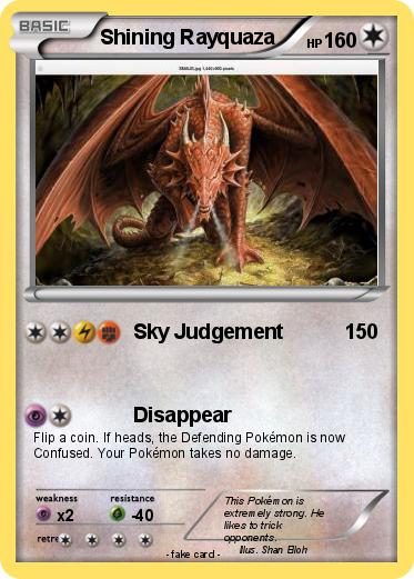 Pokemon Shining Rayquaza