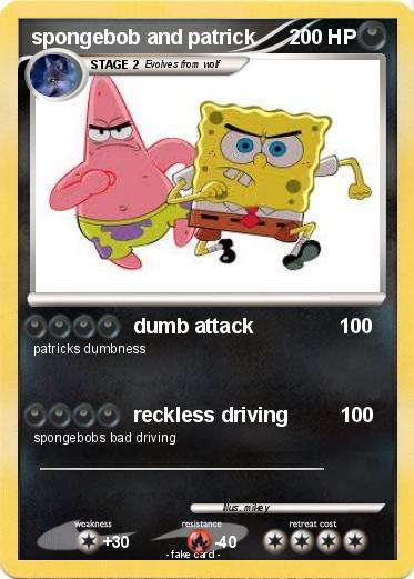 Pokemon spongebob and patrick