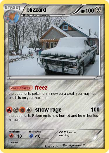 Pokemon blizzard