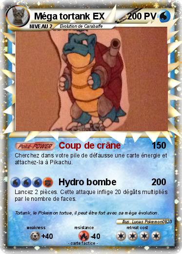 Pokemon Méga tortank EX