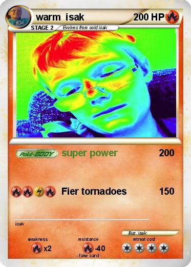 Pokemon warm  isak