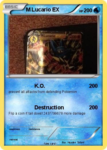 Pokemon M Lucario EX