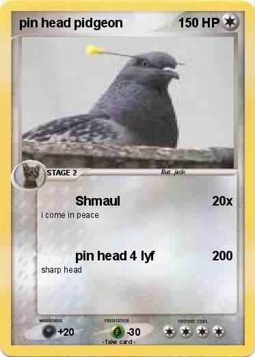 Pokemon pin head pidgeon