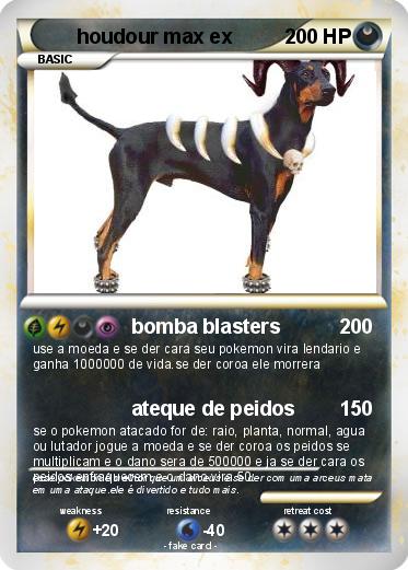 Pokemon houdour max ex